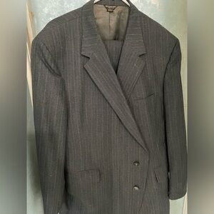 Classic Gray Pinstripe Men's Suit